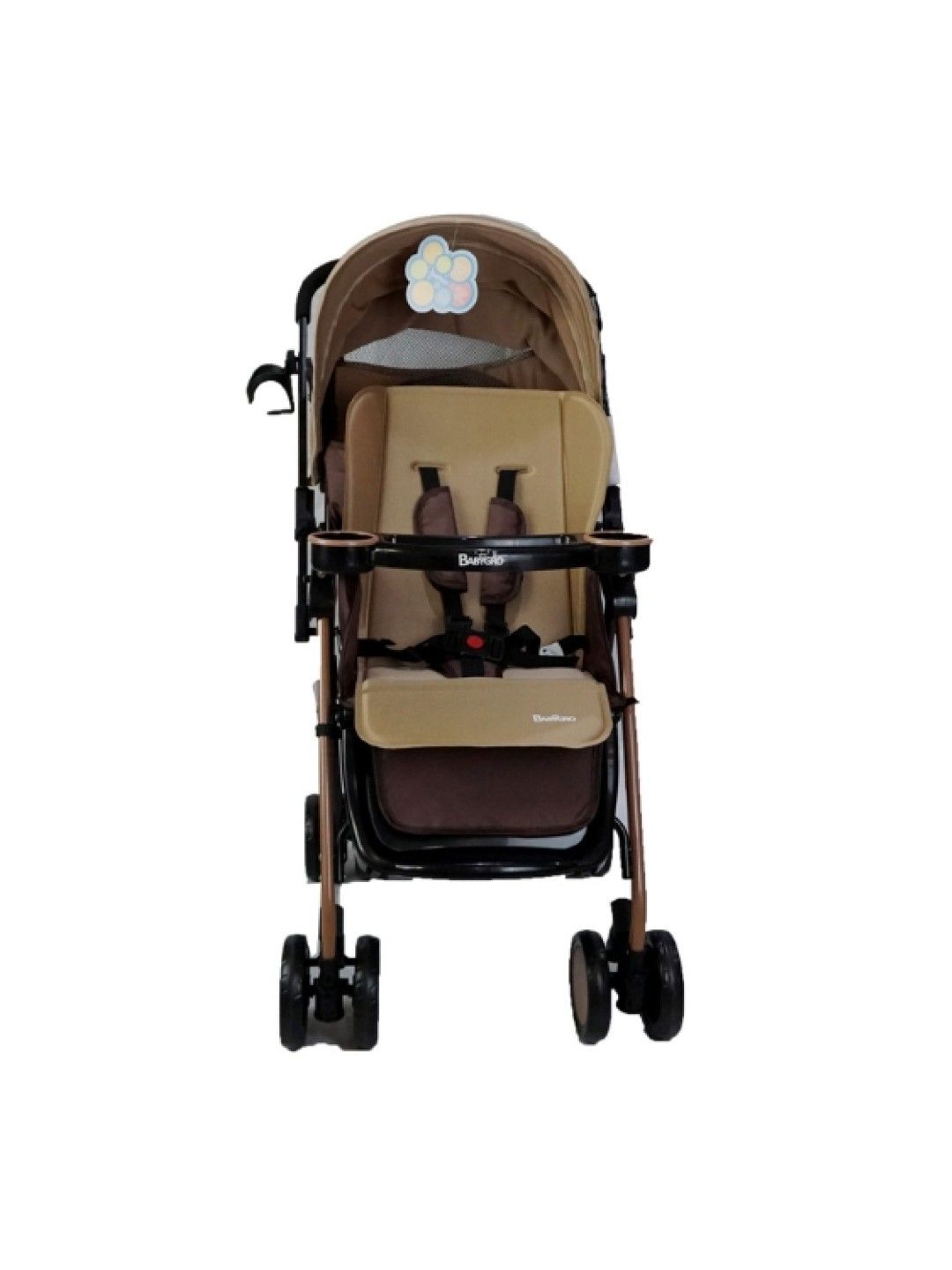 Babygro Reversible Handle Lightweight Stroller (Koshi) - Khaki (Khaki- Image 2)