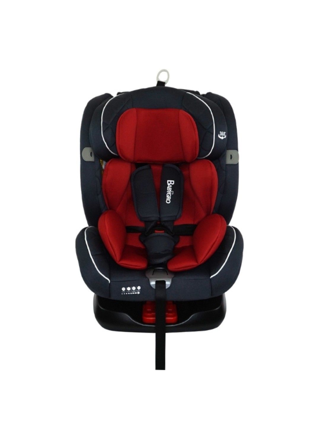 Babygro 360 Rotate Isofix Carseat w/latch (Roam 360) w/ICC - Red (Red- Image 2)