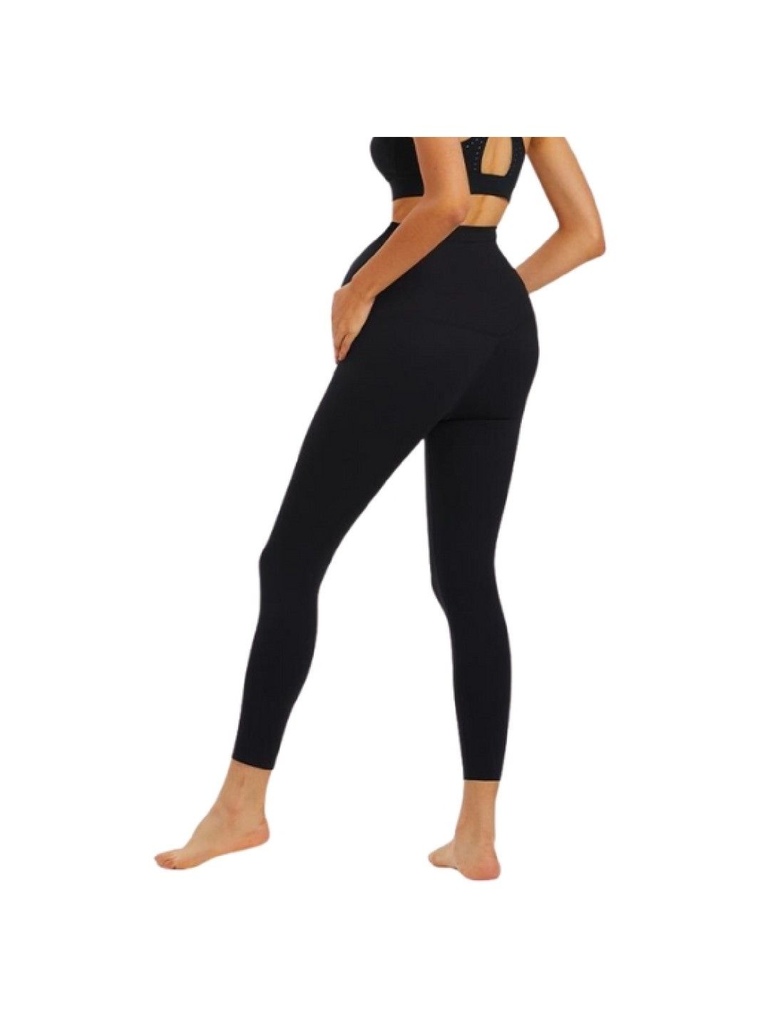 MOOIMOM Active Belly Cover Maternity Leggings (Long) (Black- Image 2)