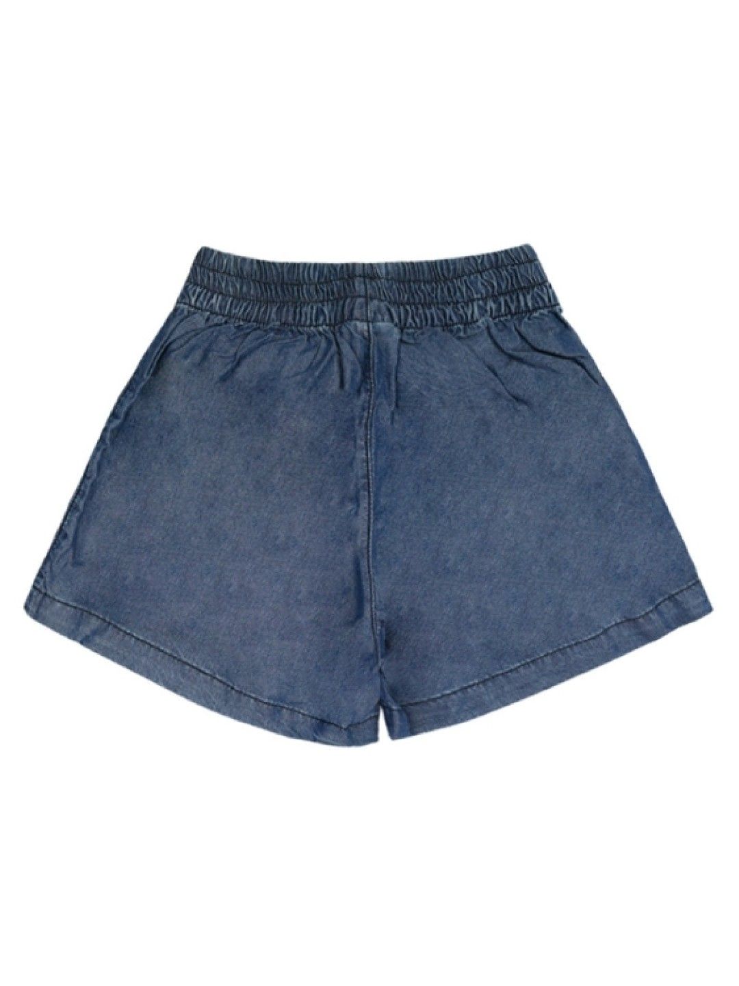Grizzly Girls Chambray Flowy Short with Belt (Blue- Image 2)