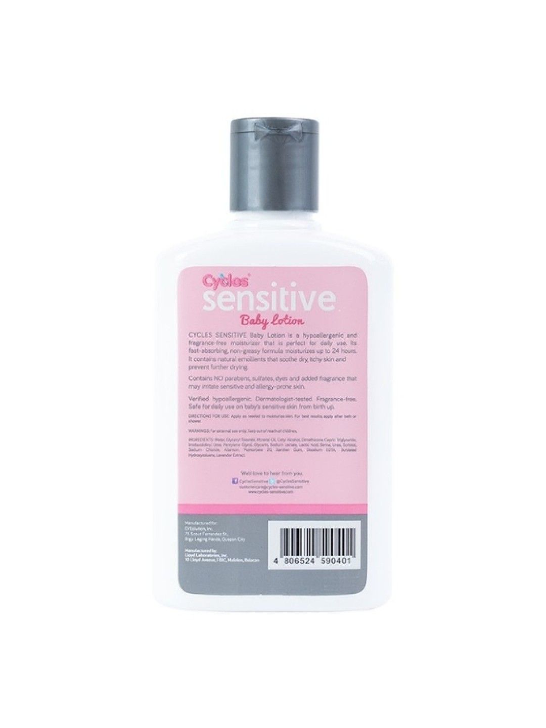 Cycles Sensitive Baby Lotion (250ml) (No Color- Image 2)