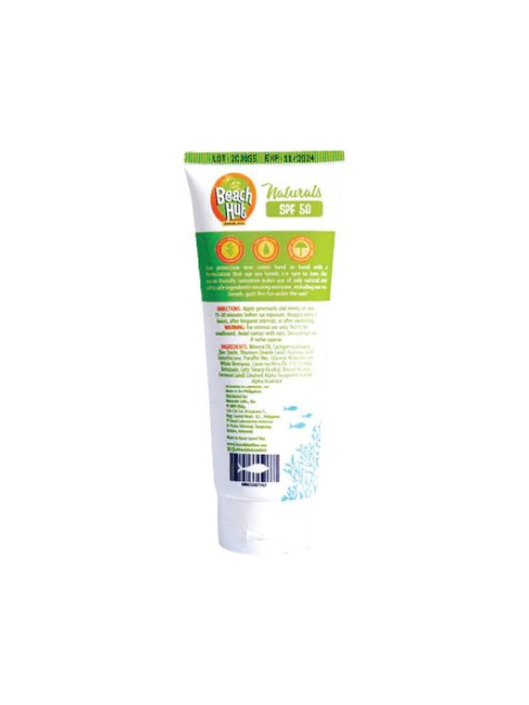 Beach Hut Naturals Reef-Safe SPF50 Lotion (100ml) (No Color- Image 2)