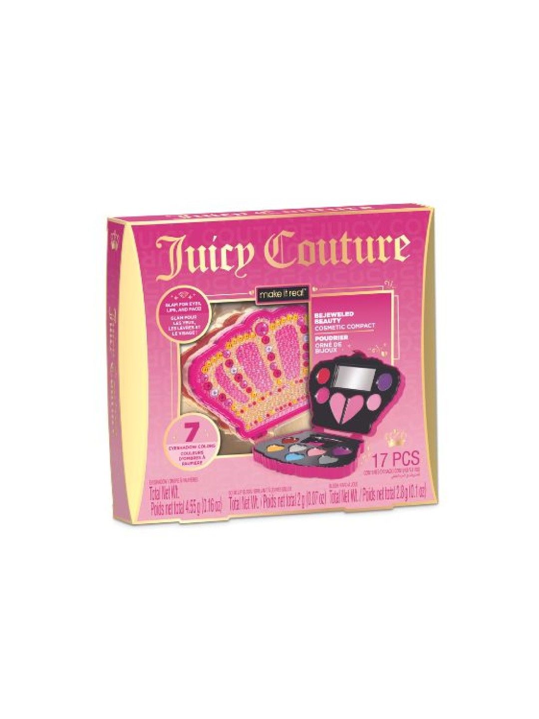Make It Real Bejeweled Beauty Cosmetic Compact (No Color- Image 2)