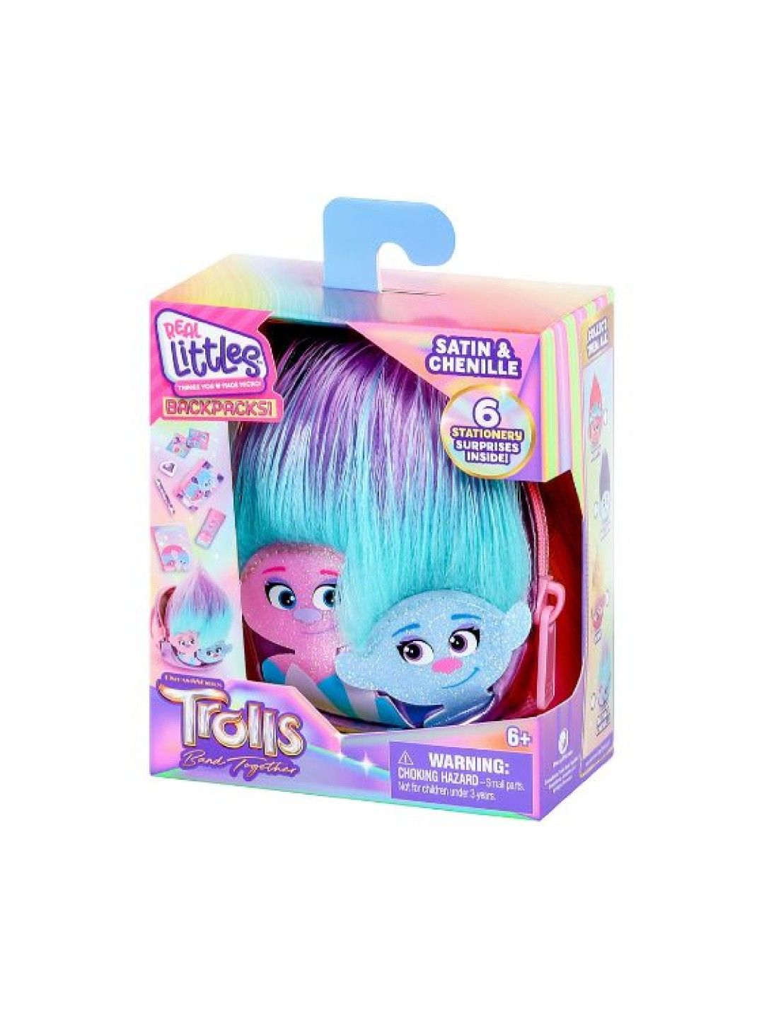 Moose Toys Real Little Trolls Back Pack Satin Che… | edamama