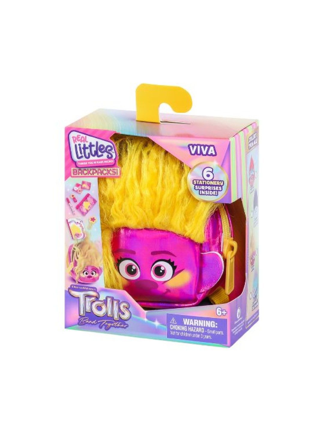 Moose Toys Real Little Trolls Back Pack Viva (No Color- Image 2)