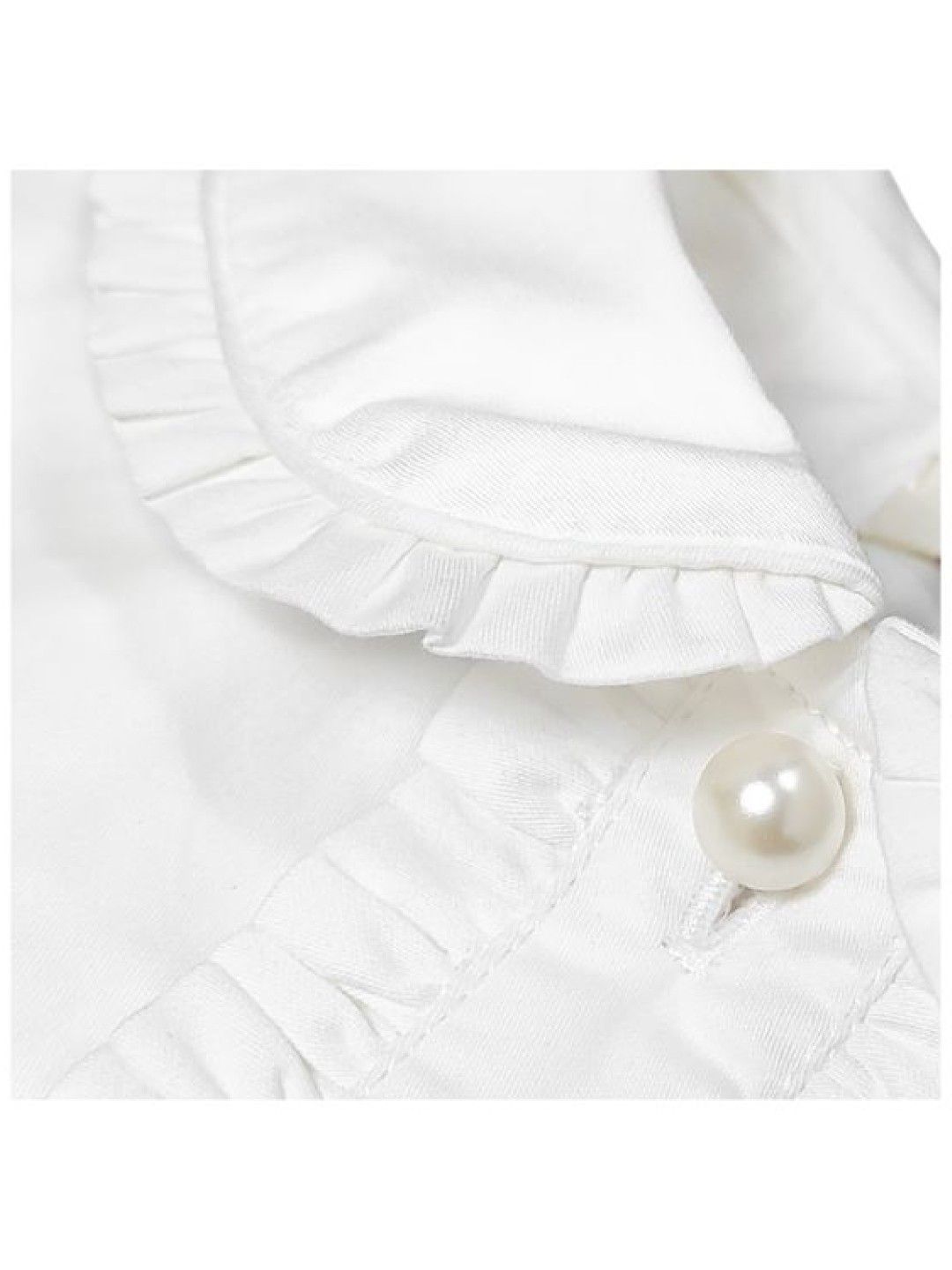 Periwinkle Carol Pearl Button Blouse (White- Image 2)