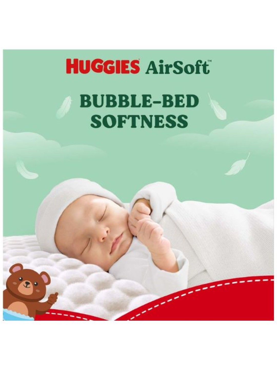 Huggies AirSoft Diaper Pants Medium - 46 pcs x 4 packs (184 pcs) (No Color- Image 2)
