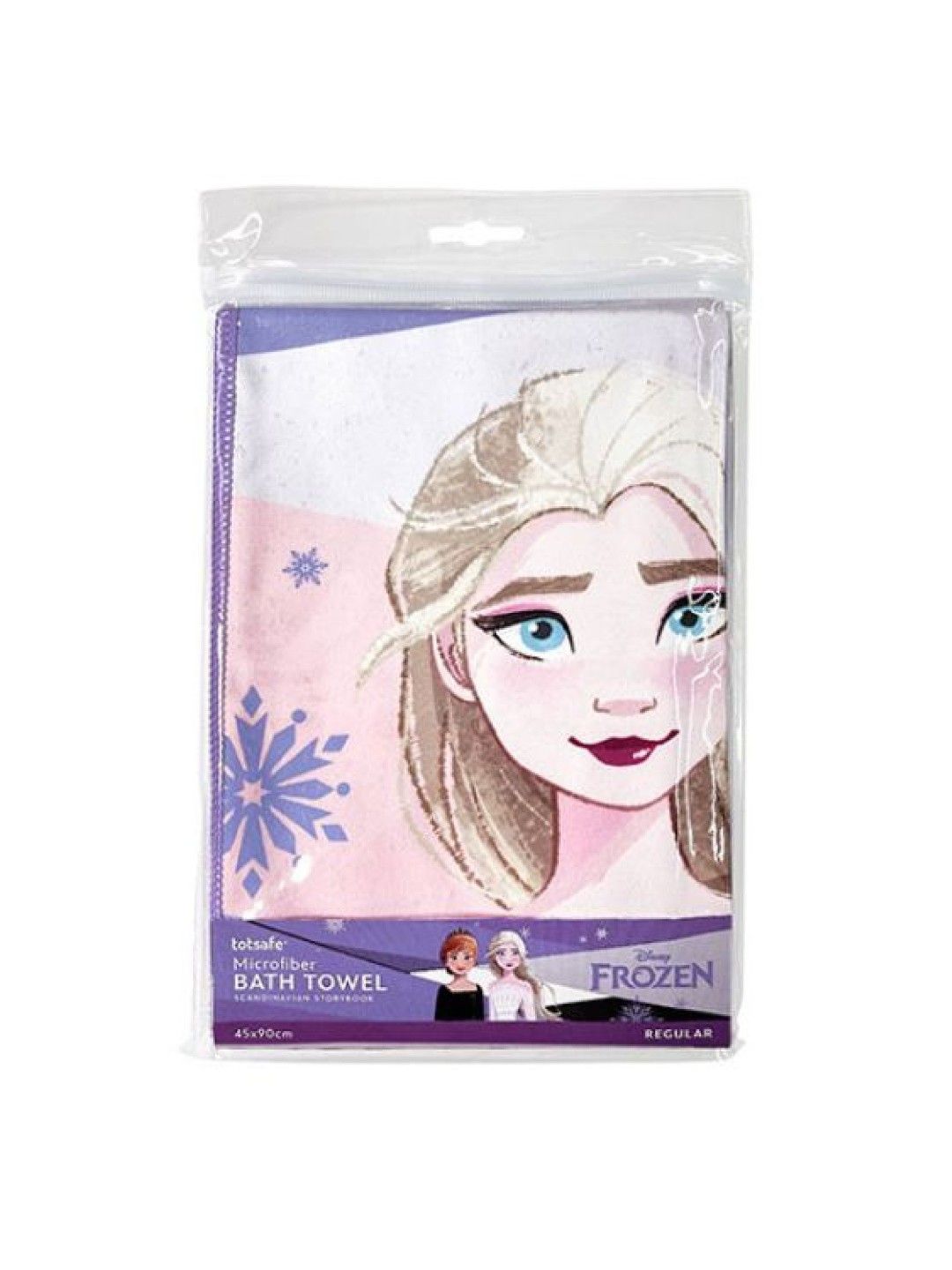 Totsafe Disney Microfiber Bath Towel (Regular) (Frozen Scandinavian Storybook- Image 2)