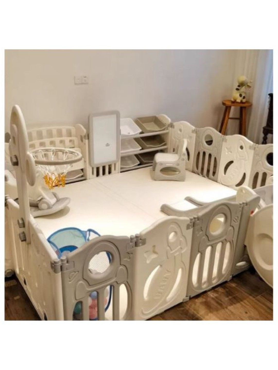 QT Hub Toy Storage only  for Amaris Space Playfence (No Color- Image 2)