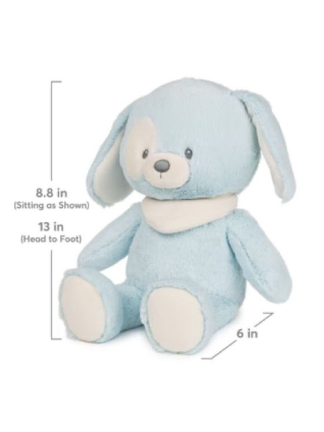 Gund 100% Recycled Puppy, Blue Plush Toy (13in) (No Color- Image 2)