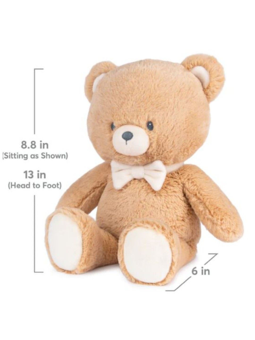 Gund 100% Recycled Teddy Bear, Brown Plush Toy (13in) (No Color- Image 2)