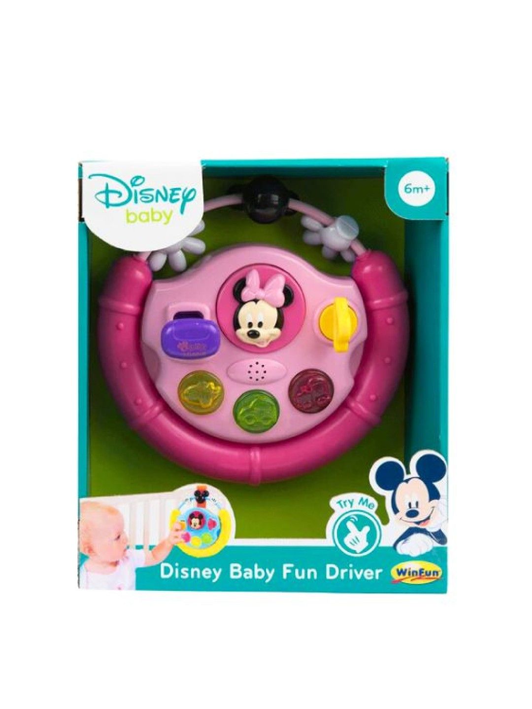 Disney Baby Minnie Mouse Fun Driver Wheel (No Color- Image 2)