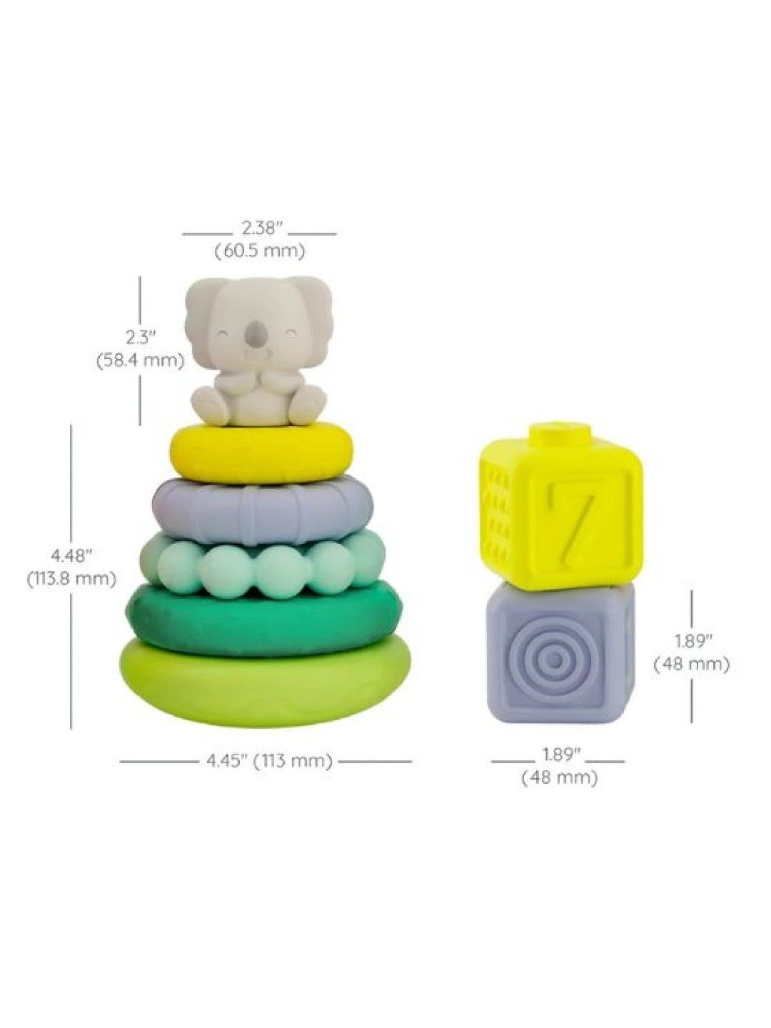Infantino Stackable Activity Playset - 18 Piece Playset (No Color- Image 2)