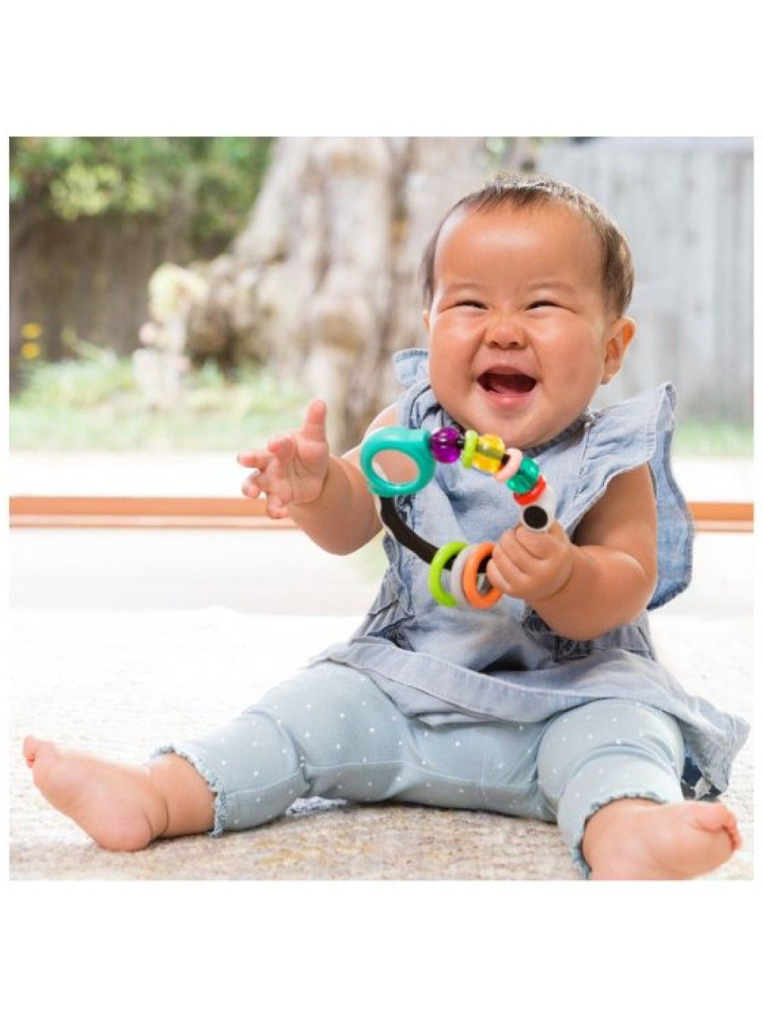Infantino Shake & Spin Rattling Ring (No Color- Image 3)