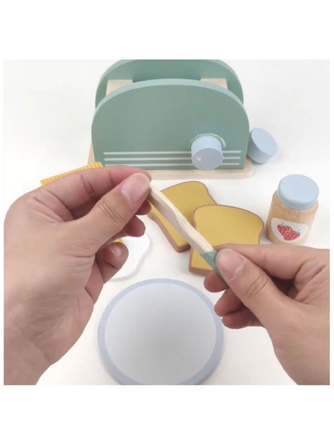 The Baby Basket Wooden Montessori Breakfast Toy Set (No Color- Image 2)