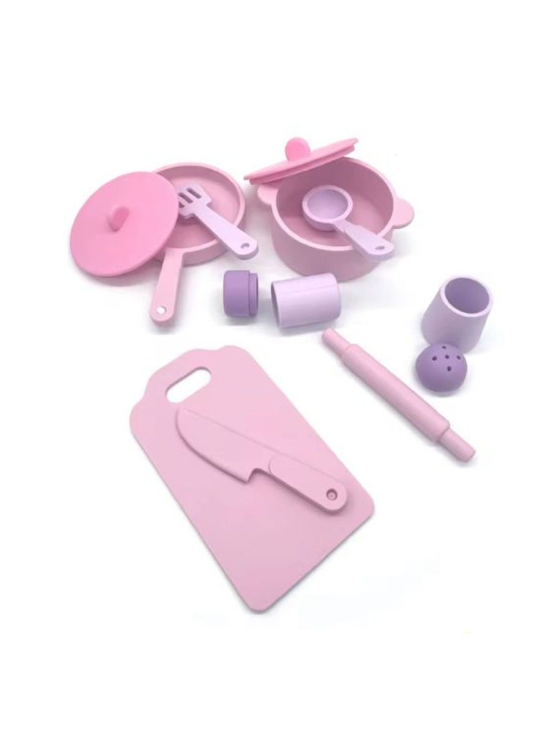 The Baby Basket Silicone Kitchen Tools Toy Set (10pcs) (No Color- Image 2)