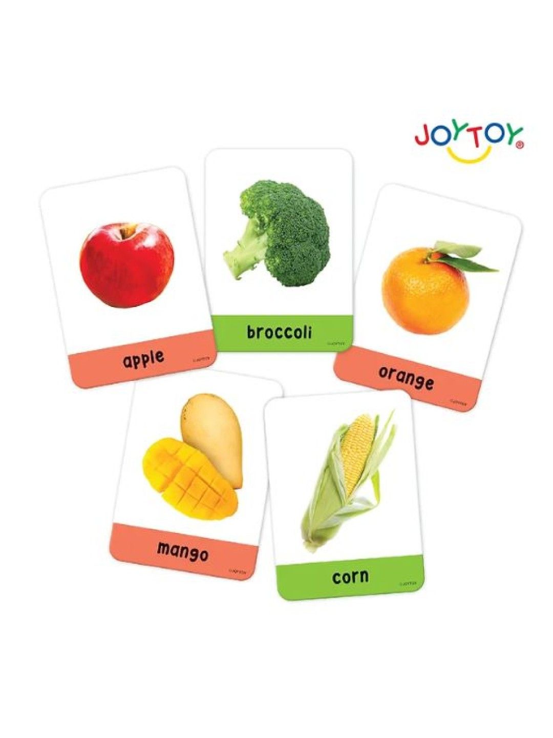 Joytoy Fruits & Vegetables Picture Flash cards (No Color- Image 2)