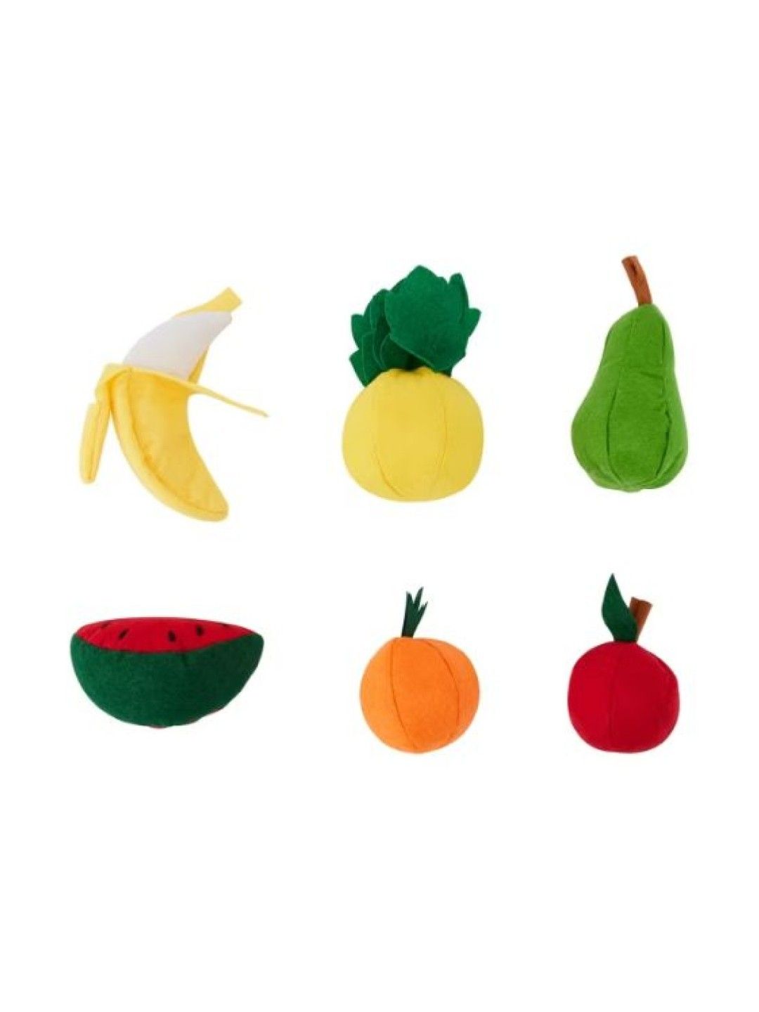 Anko 6 Piece Felt Fruit Toy Set (Assorted- Image 2)