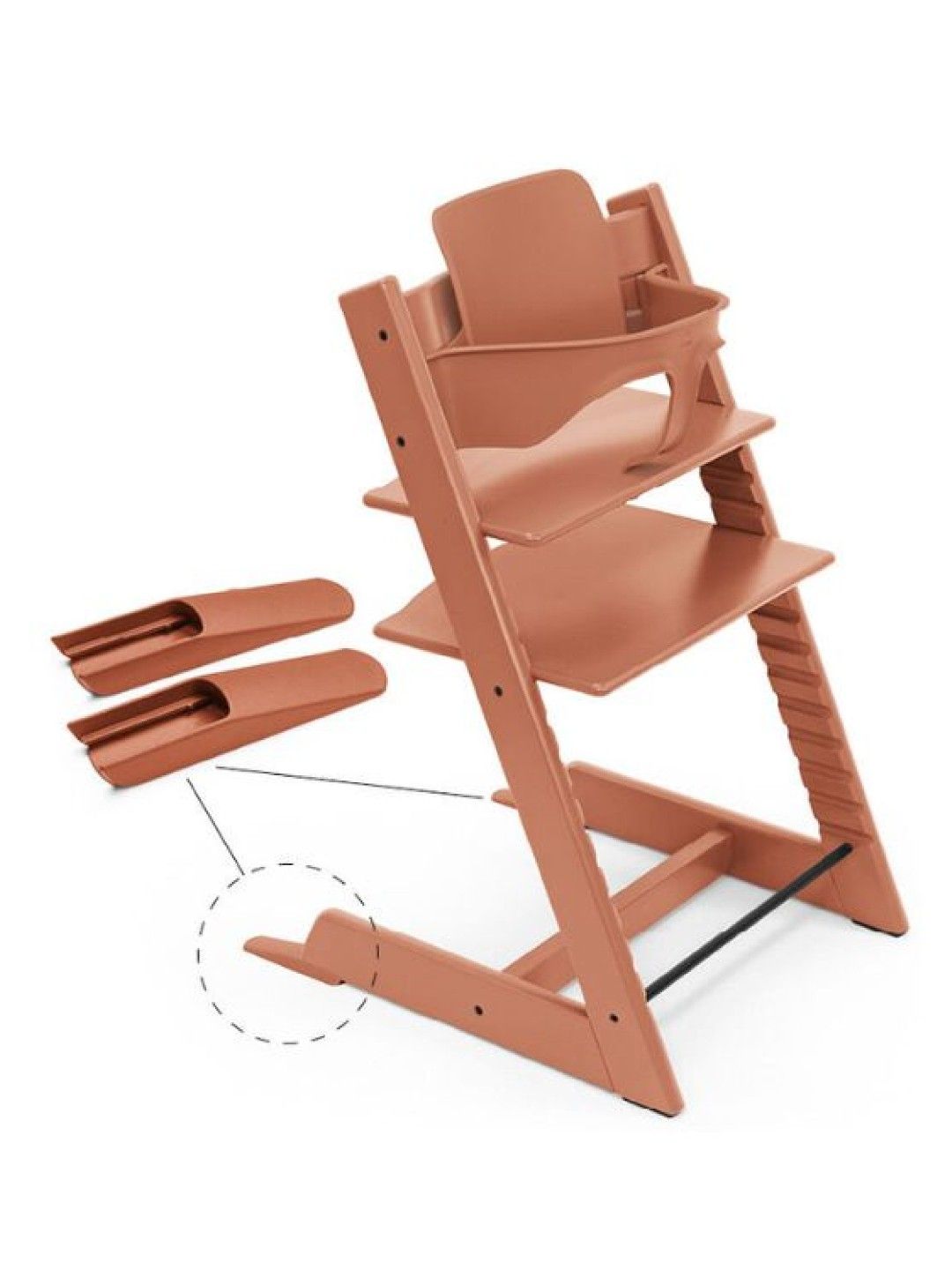 Stokke® Tripp Trapp® Baby Set² (Terracotta- Image 2)