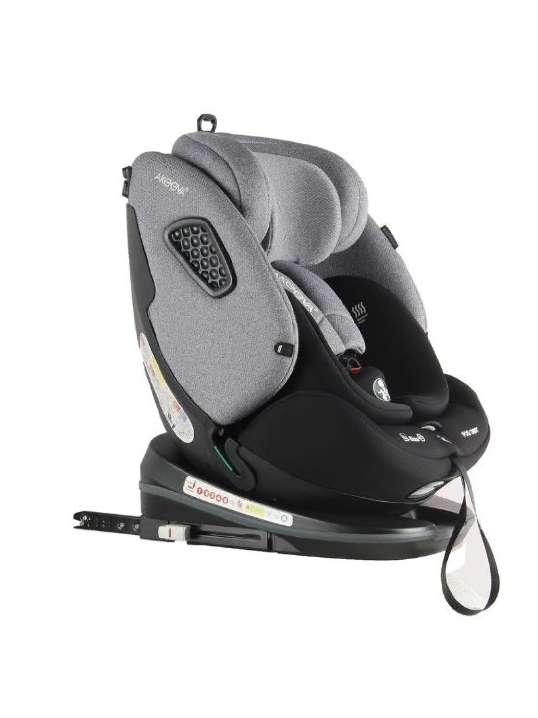 Akeeva 360 Rotate Isofix Carseat w/ Latch and Cocoon Protection (POD 360) w/ ICC - Grey (No Color- Image 2)