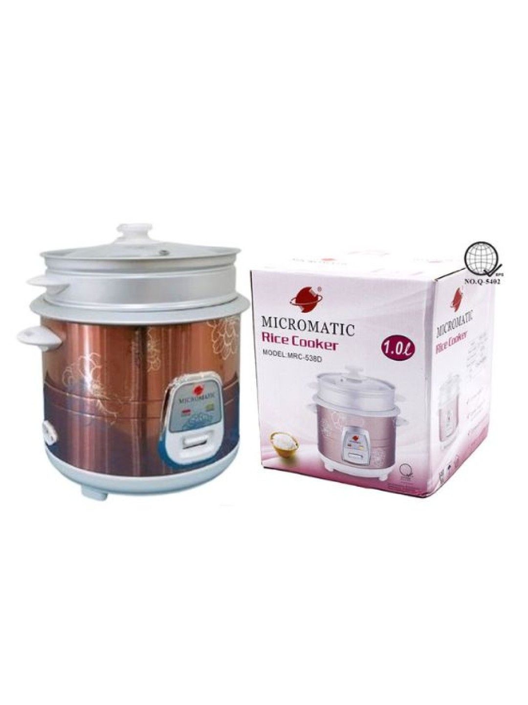 MICROMATIC MRC-838D Rice Cooker w/ Steamer 1.8L (No Color- Image 2)