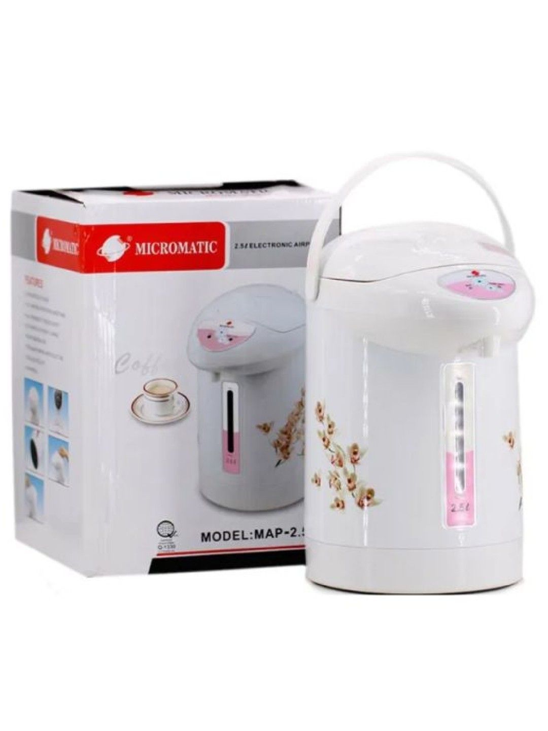 MICROMATIC MAP-2.5L Electric Airpot 2.5L (White- Image 2)