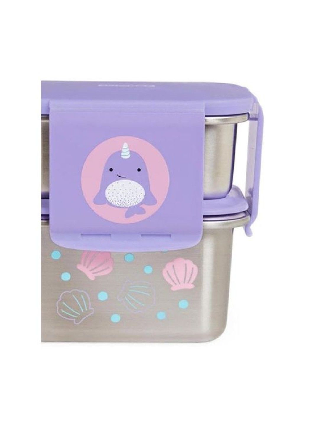 Skip Hop Zoo Thermal Lunch Set Stainless Steel (Narwhal- Image 2)