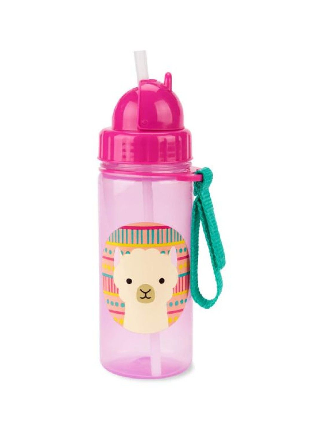 Skip Hop Zoo Straw Bottle (13oz) (Llama- Image 2)