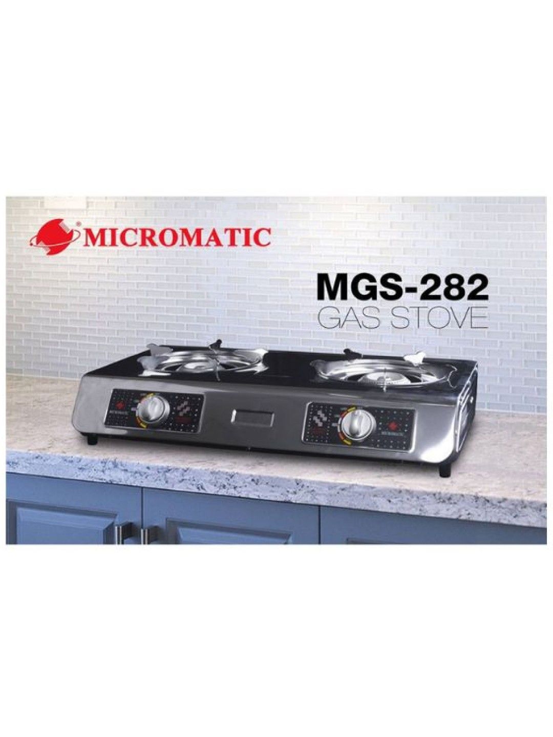 MICROMATIC MGS-282 Double Burner Stove (No Color- Image 2)