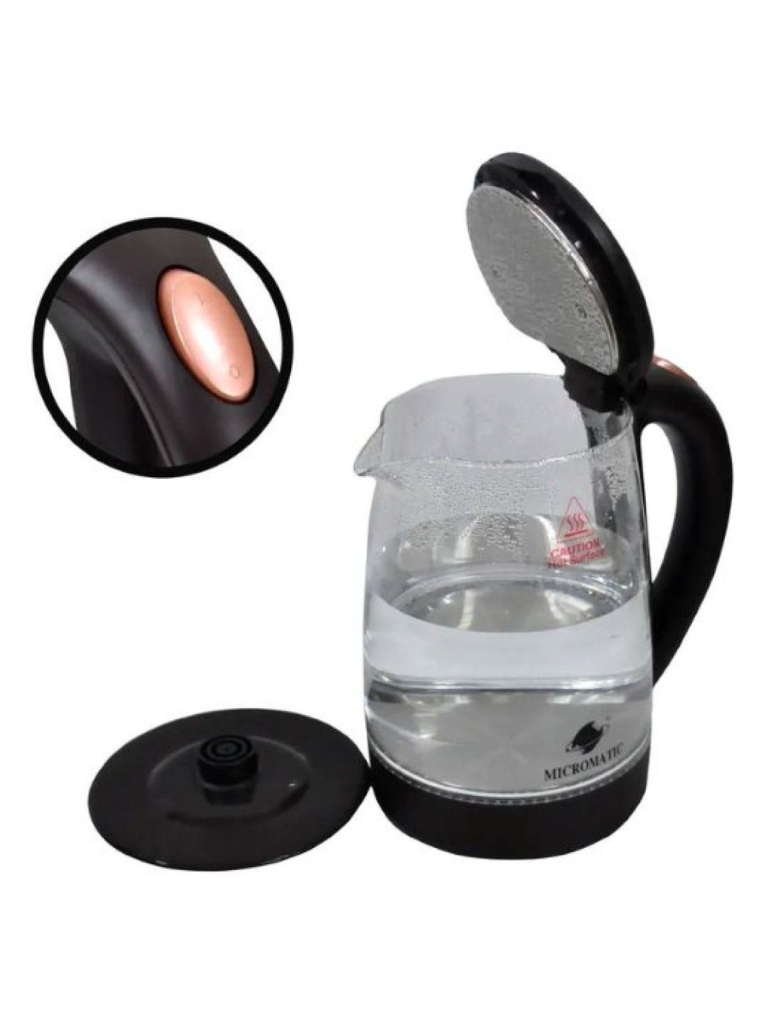 MICROMATIC MCG-20 Electric Glass Kettle 2L (No Color- Image 2)