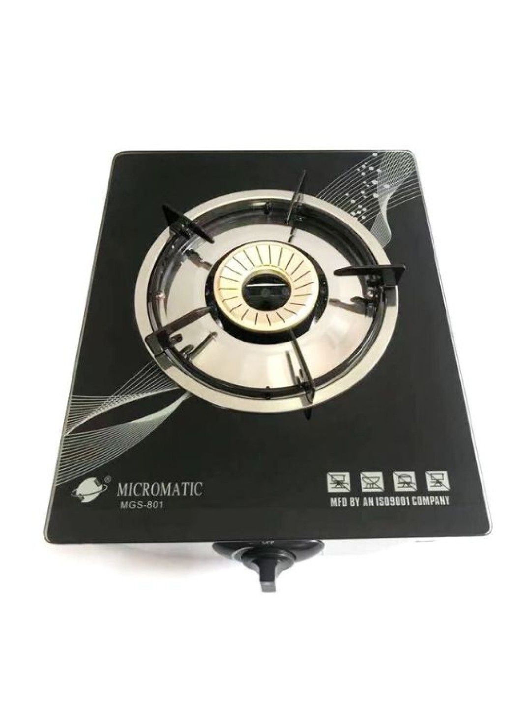 MICROMATIC MGS-801 Single Burner Tempered Glass Gas Stove (No Color- Image 2)