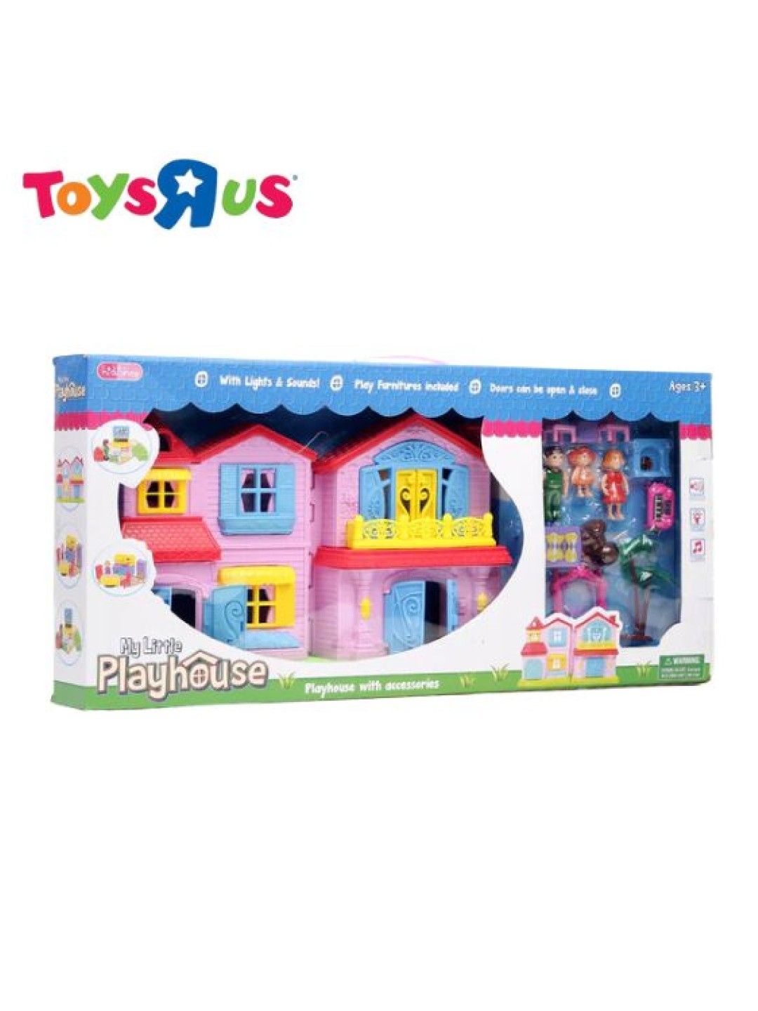 Toys R Us KidShop My Little Playhouse with Accessories and 3 Mini Dolls (No Color- Image 2)