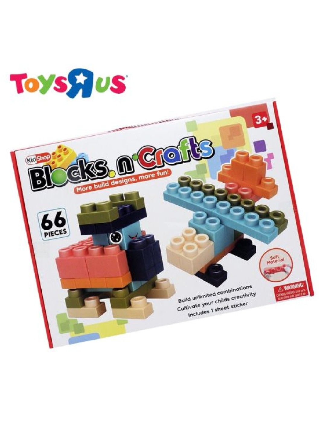 Toys R Us KidShop 66-pieces Blocks Slide 'n Roll (No Color- Image 2)