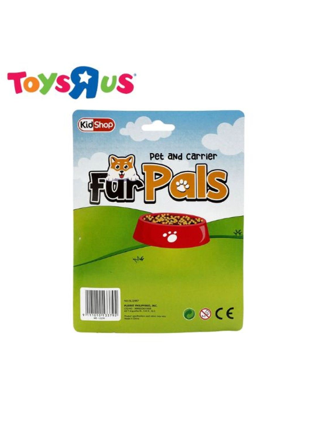 Toys R Us KidShop Fur Pals Pet And Carrier - Cat with Peach Cage (Blue- Image 2)