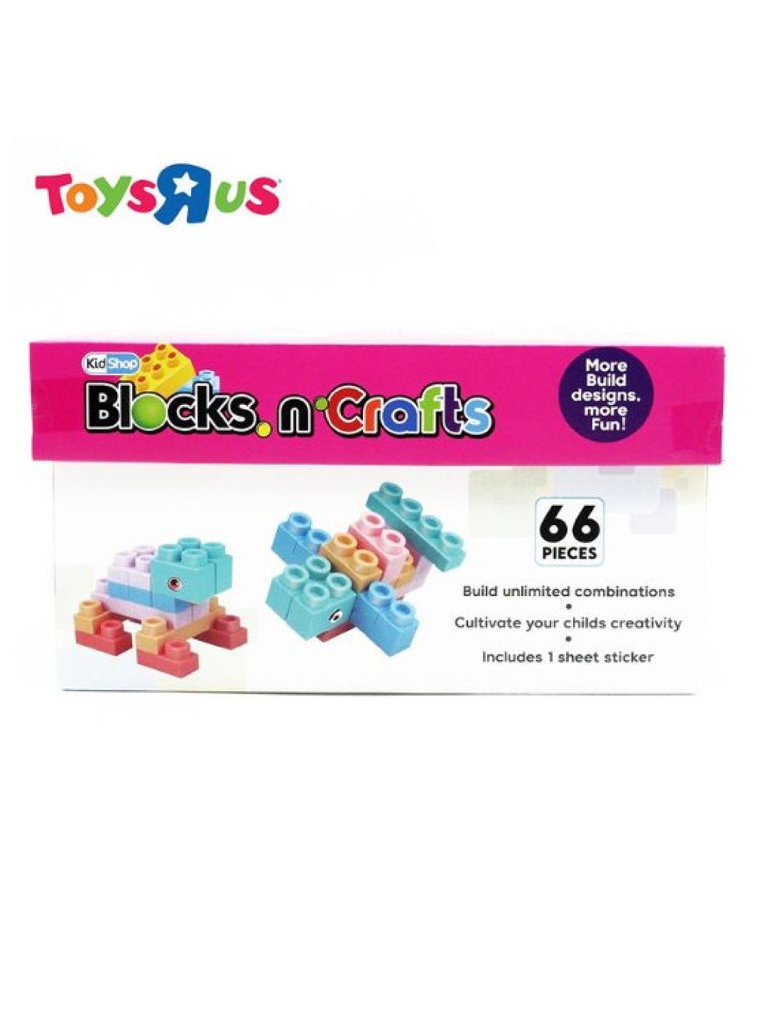 Toys R Us KidShop Soft BlocK Girls (66pcs) (No Color- Image 2)