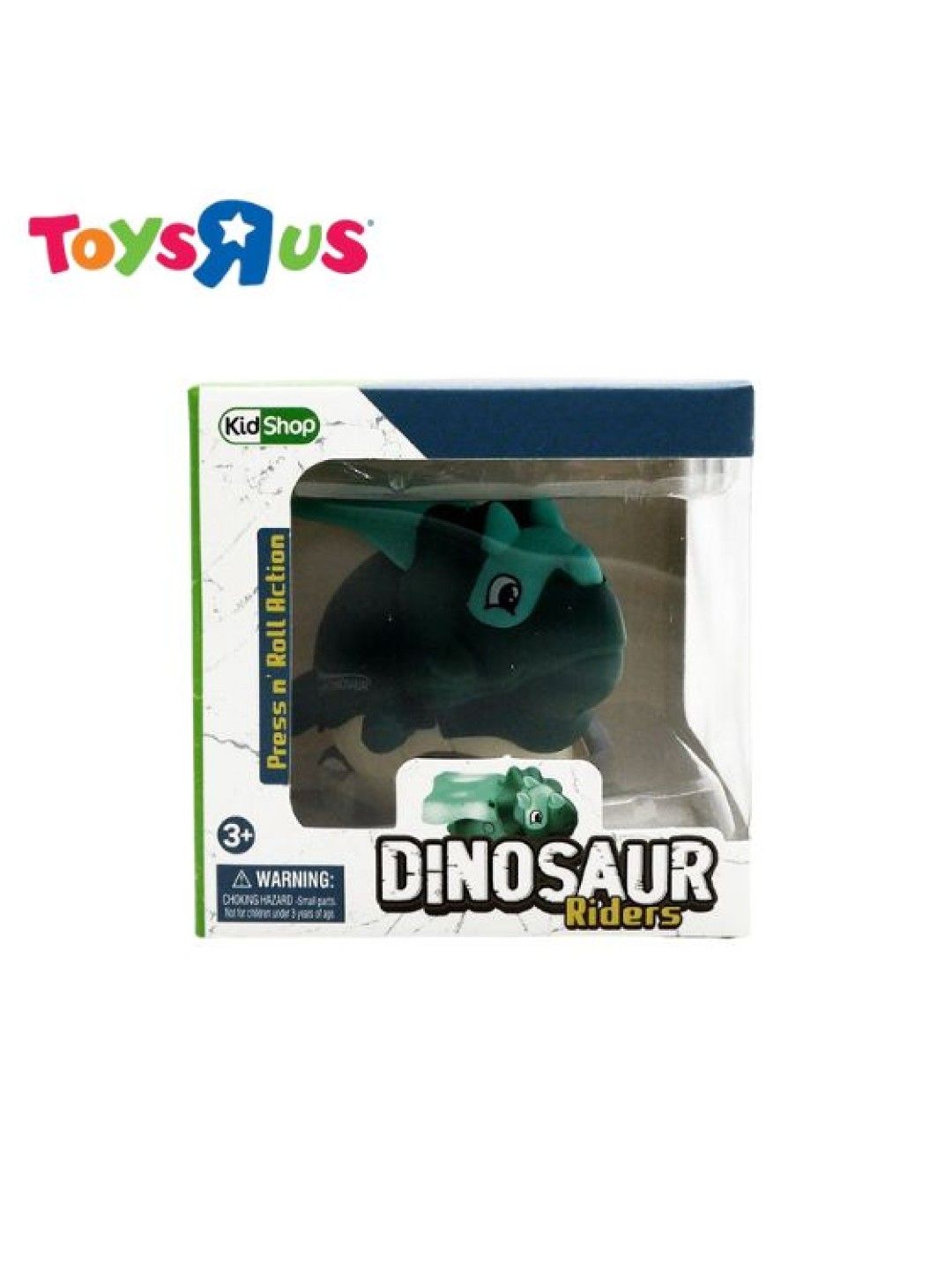Toys R Us KidShop Press n' Roll Dinosaur Riders (Green- Image 2)