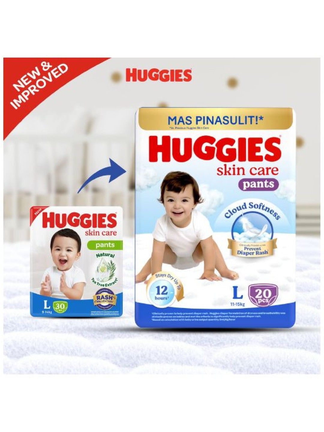 Huggies Skin Care Pants XL (120s) (No Color- Image 2)