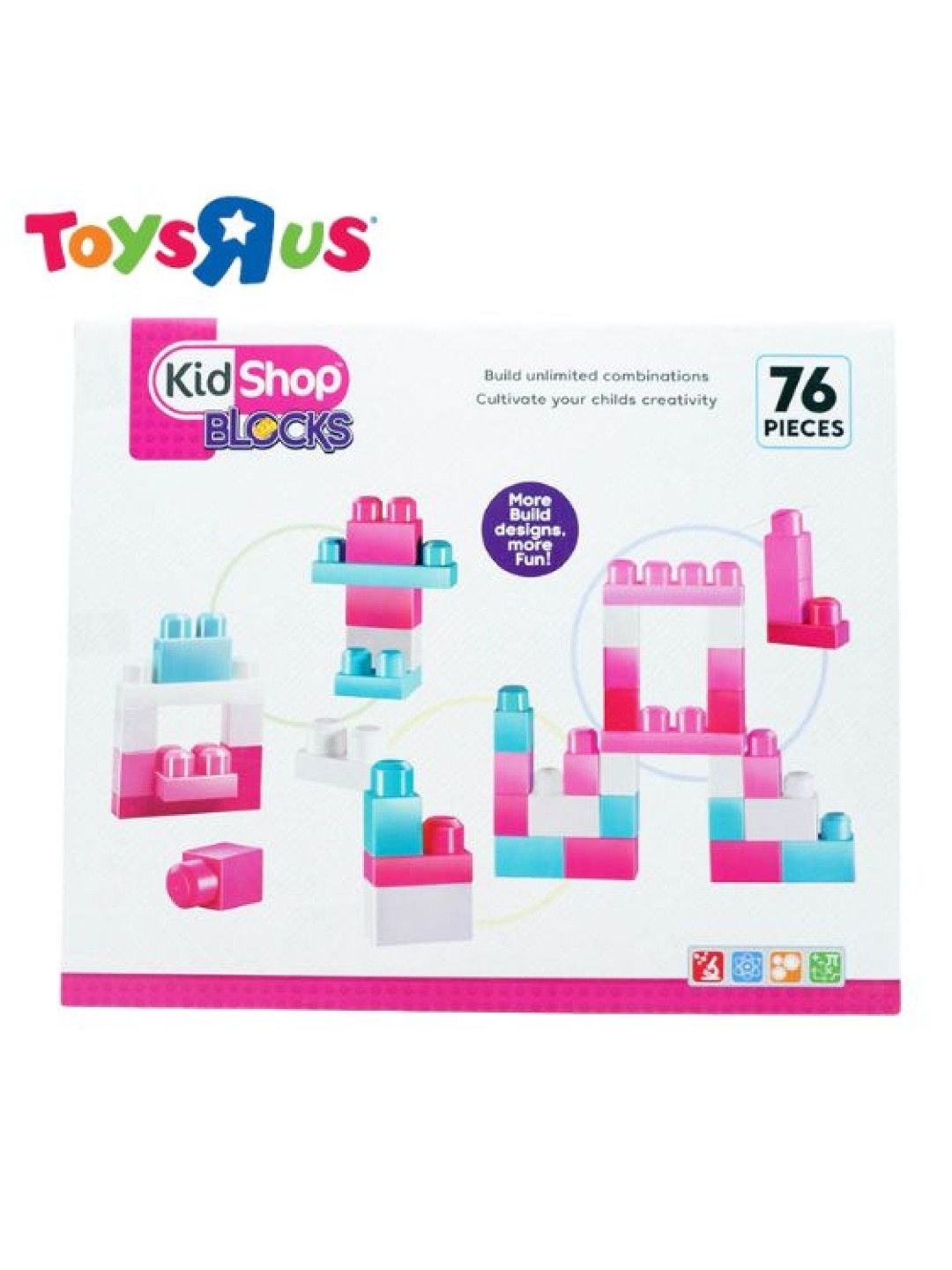 Toys R Us KidShop Blocks 76pcs (No Color- Image 2)