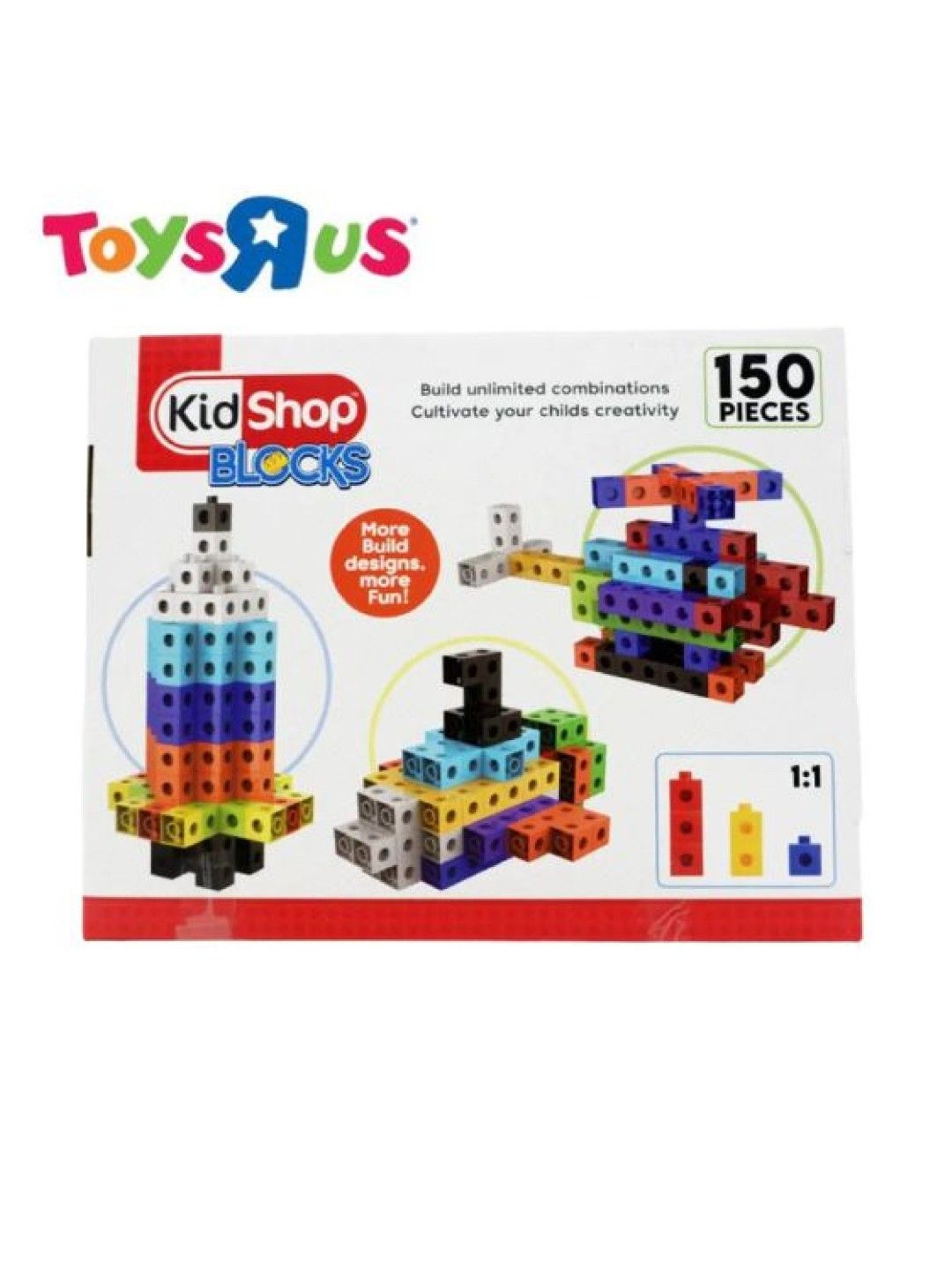 Toys R Us KidShop Blocks 150pcs (No Color- Image 2)