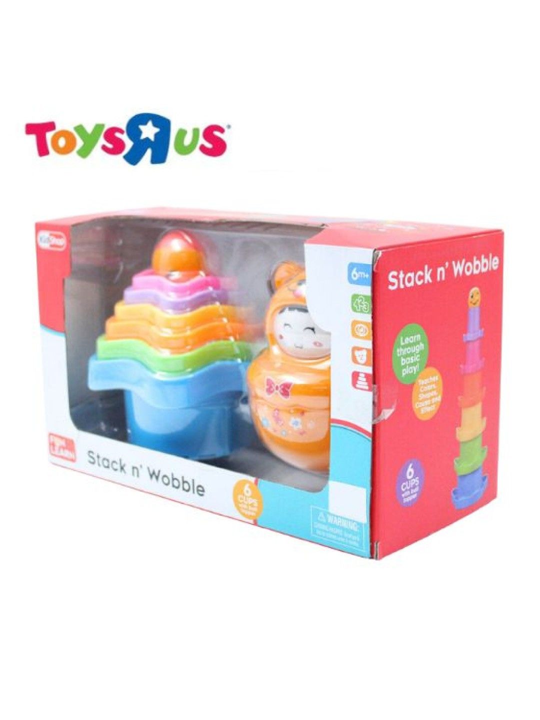 Toys R Us KidShop Stack 'n Wobble (Orange- Image 2)