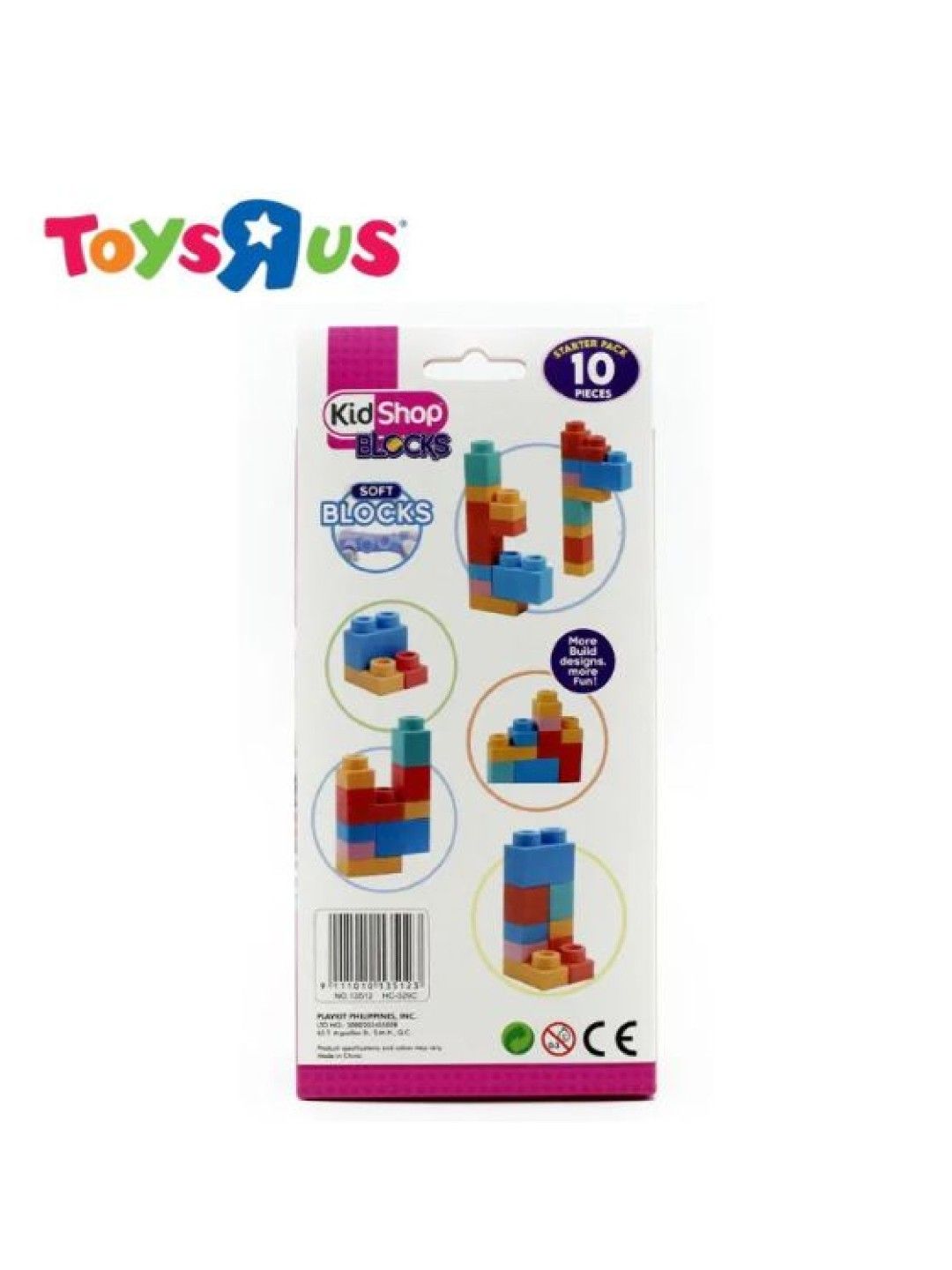 Toys R Us KidShop Soft Blocks Girls 10pcs (No Color- Image 2)