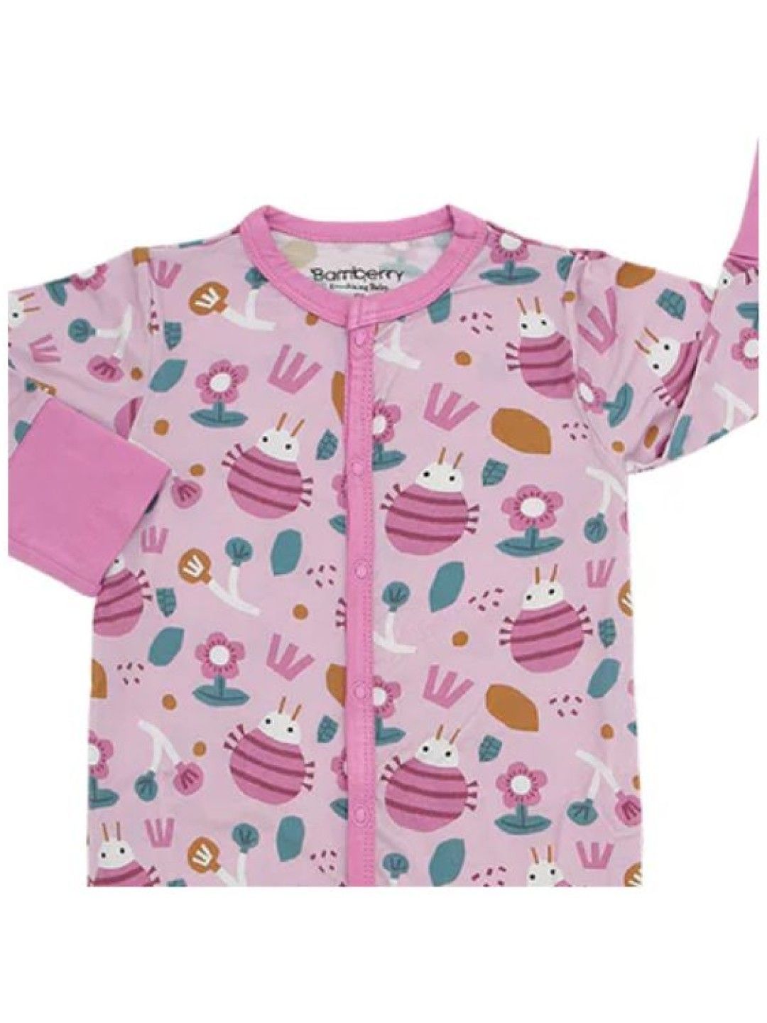 Bamberry Baby Footed Romper - Summer Bugs (No Color- Image 2)