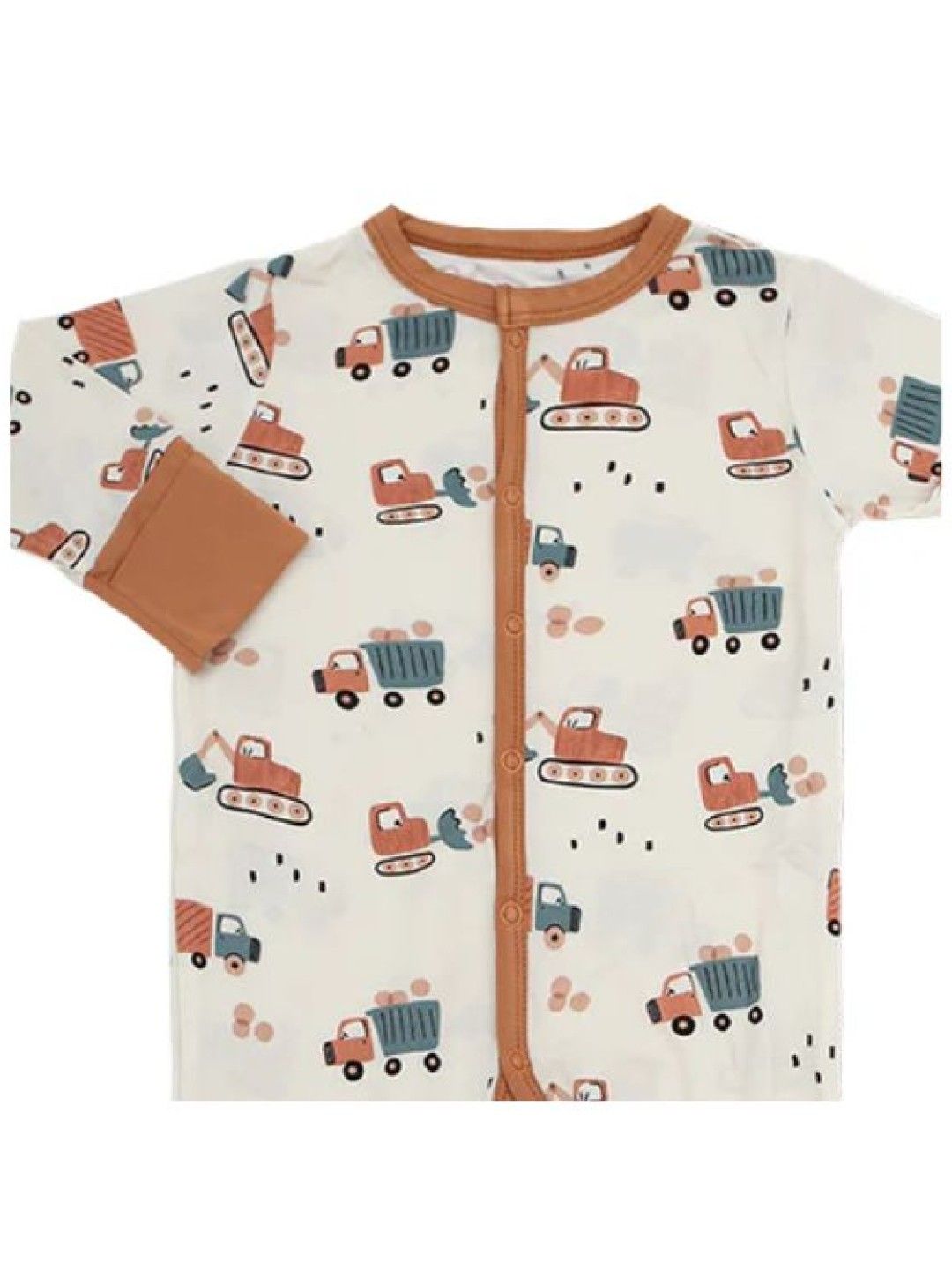 Bamberry Baby Footed Romper - Trucks (No Color- Image 2)