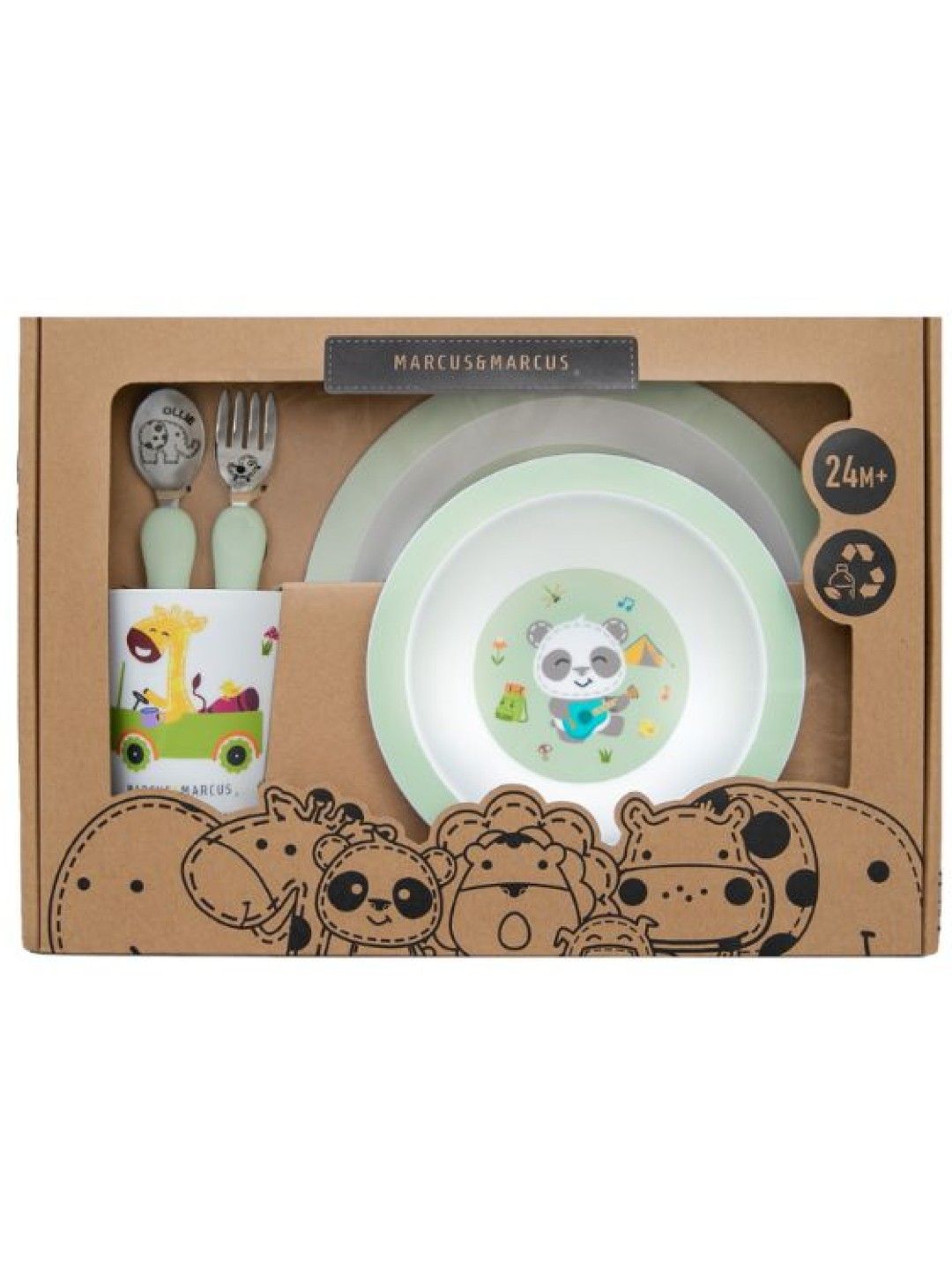 Marcus & Marcus Eco-friendly Kids Mealtime Set (No Color- Image 2)