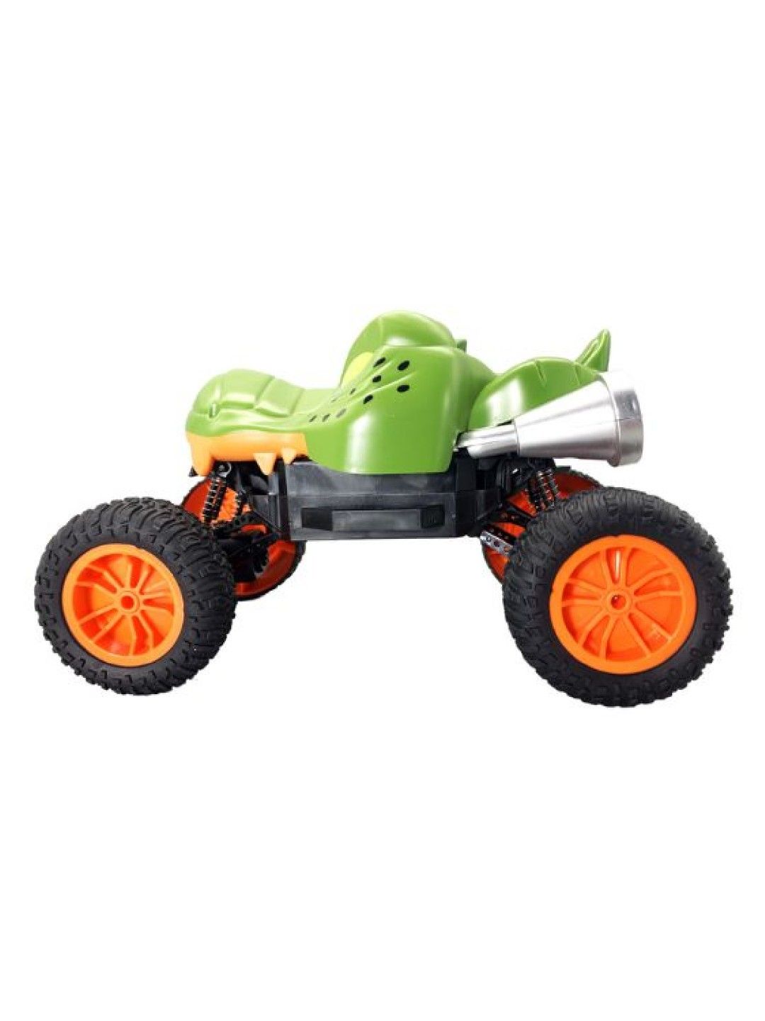 Monster Wheels 27Mhz Toy Dino Remote Control Monster Truck (Green- Image 2)