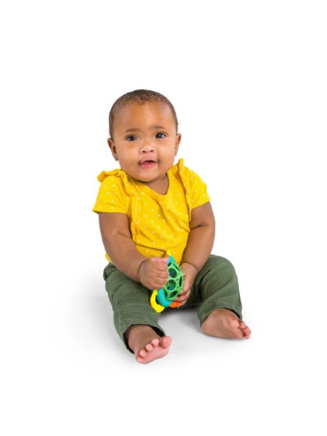 Bright Starts Oball Grasp & Teethe Easy Grasp Infant Teether Toy (No Color- Image 3)