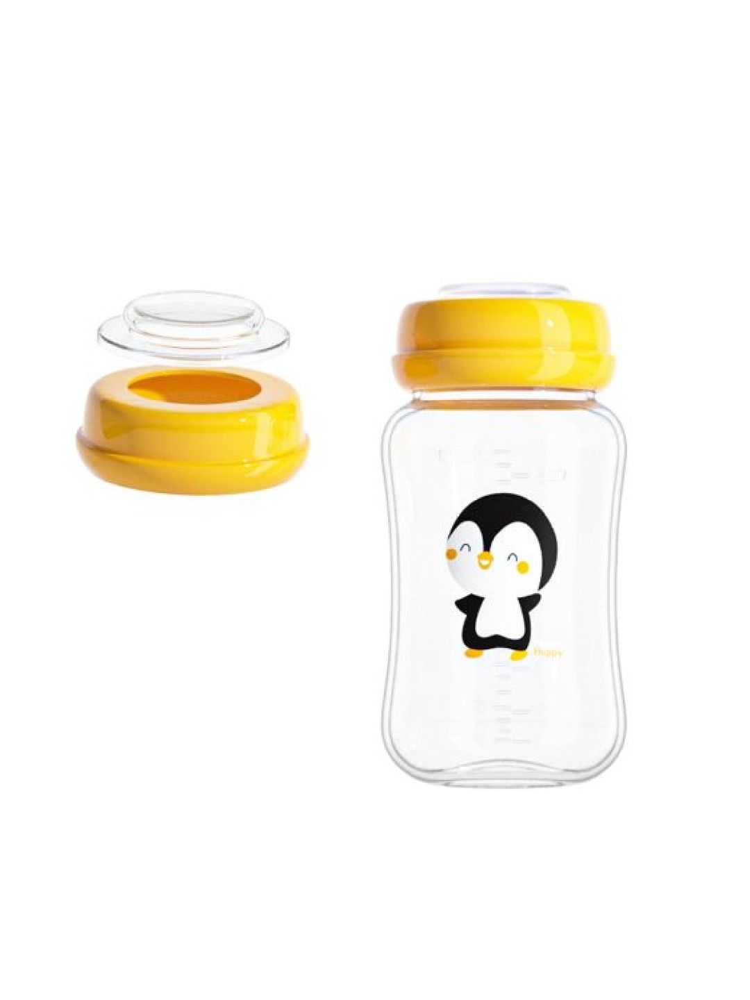 Huppy Buppy Breastmilk Storage Bottle - Wide Neck 8oz (4pcs) (No Color- Image 2)