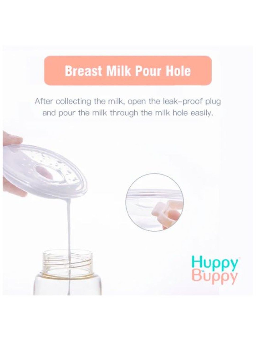 Huppy Buppy Breast Shells Milk Collector (1pair) (No Color- Image 2)