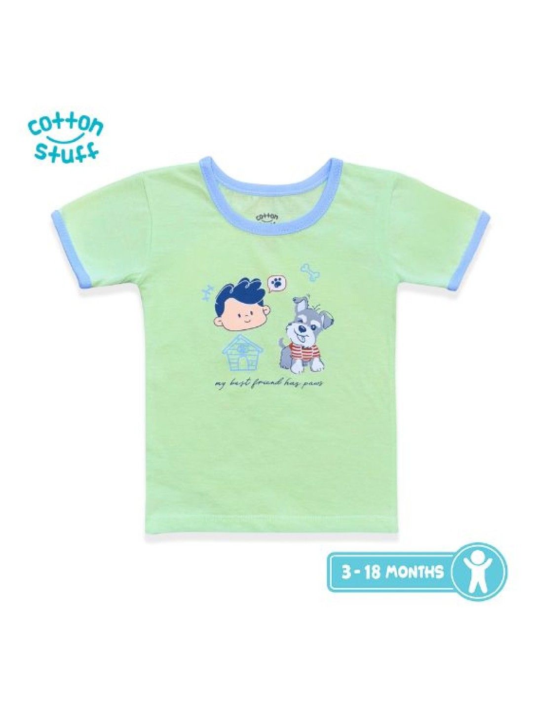 Cotton Stuff 3-piece T-Shirt (Bestfriend- Boy) (No Color- Image 2)