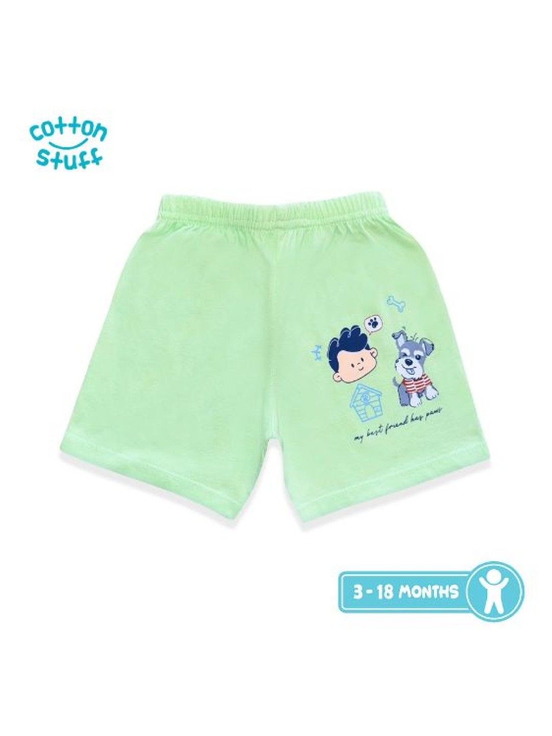 Cotton Stuff 3-piece Shorts (Bestfriend- Boy) (No Color- Image 2)